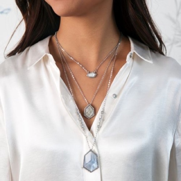 Dora Boutique Jewelry - Crystal Elements triple necklace